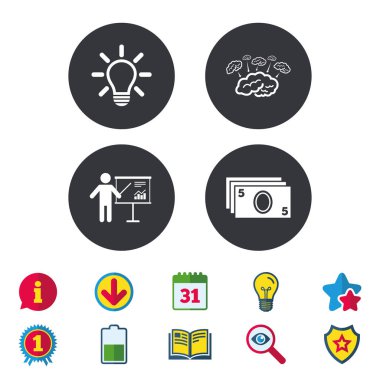 Sunu billboard, beyin fırtınası simgeler