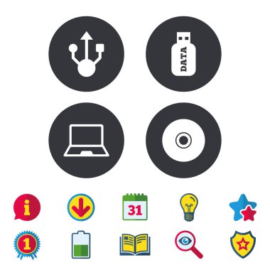 USB flash sürücü simgeleri