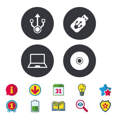 USB flash sürücü simgeleri