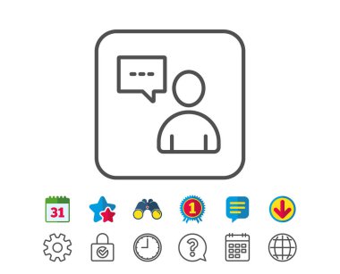 Kullanıcı iletişim satırı simgesi