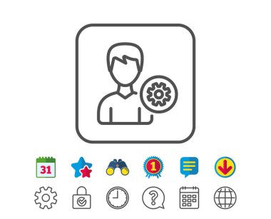 Kullanıcı Ayarları Satır Simgesi