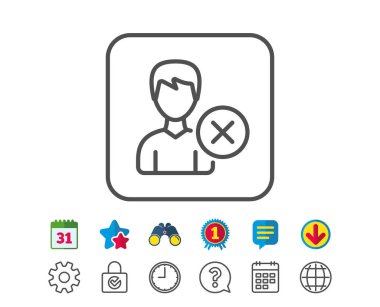 Kullanıcı çizgi simgesini Kaldır