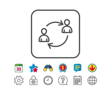 Ekip çalışması satırı simgesi 