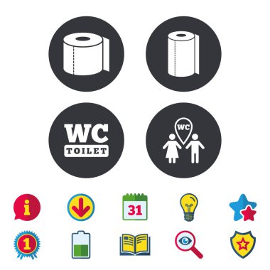 tuvalet kağıdı simgeler