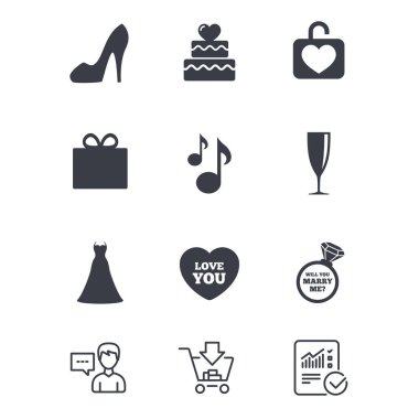 Düğün, nişan simgeler