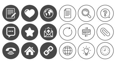 Posta, kişi simgeler. İletişim işaretleri.