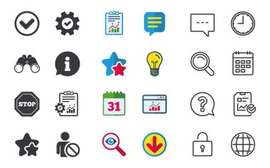 bilgi simgeleri. Dur yasağı sembolü.