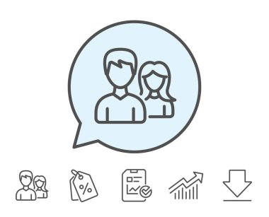 Grup satırı simgesi. Kullanıcı veya takım çalışması işareti.