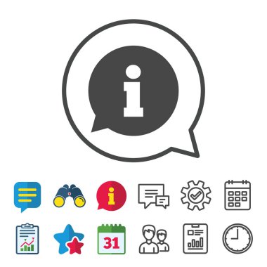 bilgi işareti simgesi. Bilgi simgesi.