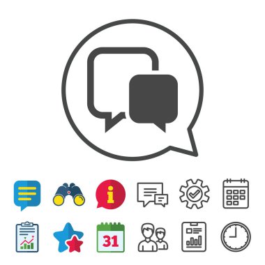 sohbet işareti simgesi. konuşma balonu sembolü.