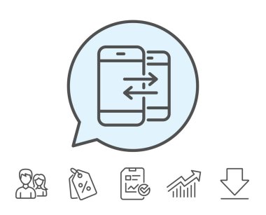 Telefon iletişim satırı simgesi. Gelen arama.