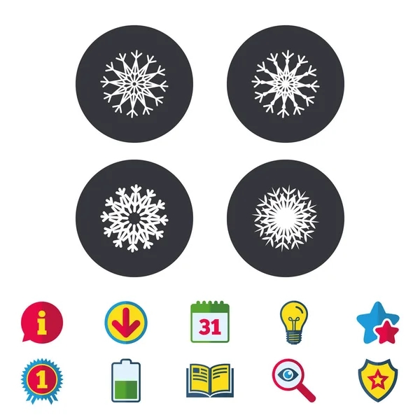 Kar taneleri sanatsal simgeler. Klima.