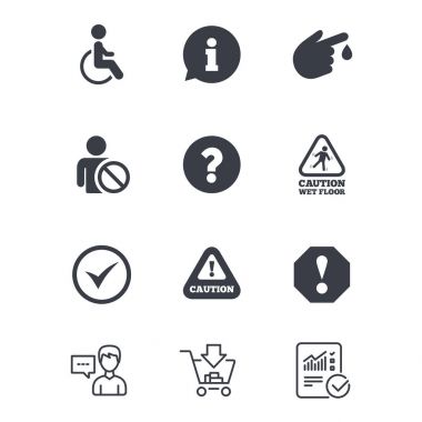 Dikkat bildirim simgeleri