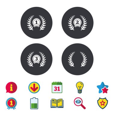 Defne çelengi Ödülü simgeler