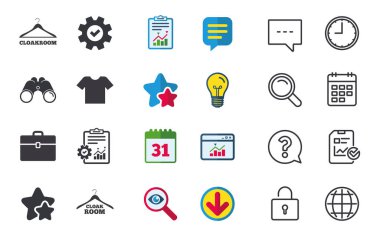 Askı gardırop simgeler