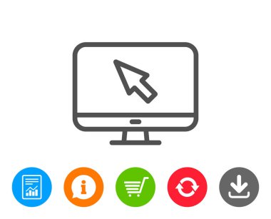 Bilgisayar or monitör simgesini