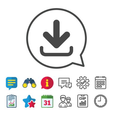 Aşağı ok ile simge indir