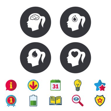 baş beyin ikonları ile