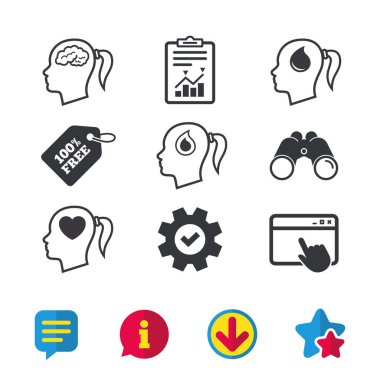 baş beyin ikonları ile