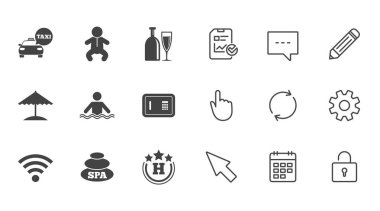 Daire hizmeti simgelerini