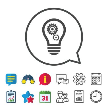 Ampul dişli simgesiyle