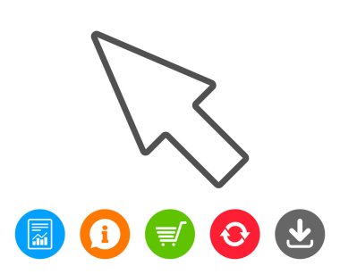 Fare imlecini satırı simgesi