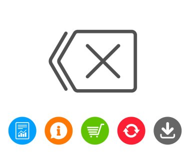 Satırı simgesi silmek