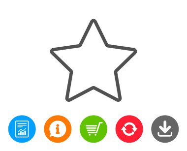 yıldız satırı simgesi