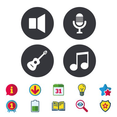 müzikal öğeleri simgeler