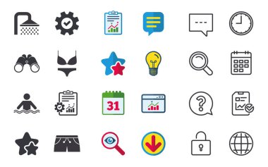 Yüzme Havuzu simgeler