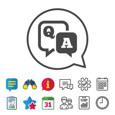 soru ve cevap simgesi