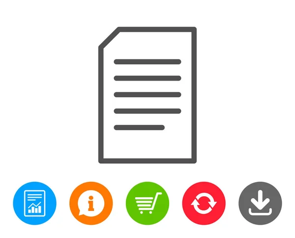 Document Management pictogram — Stockvector