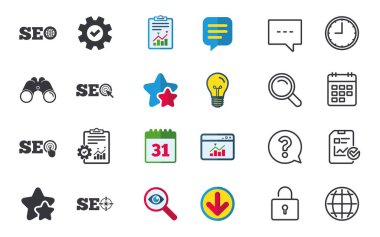 Arama Motoru Optimizasyonu sembolleri