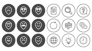 Gülümseme işaretçiler simgeler