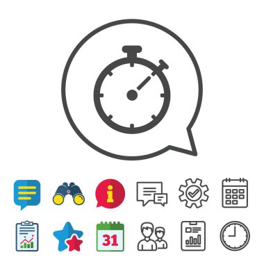 Zamanlayıcı kronometre simgesi