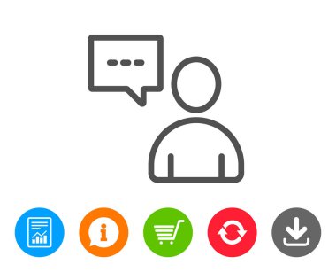 Kullanıcı iletişim satırı simgesi