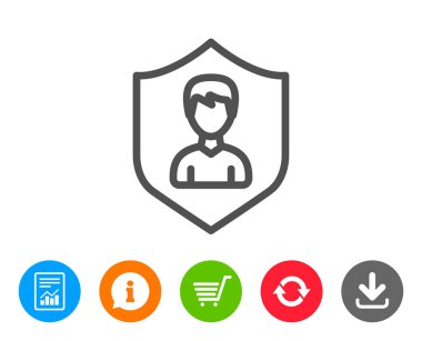 Kullanıcı koruma satırı simgesi