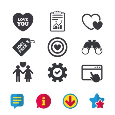 Sevgililer günü simgeler