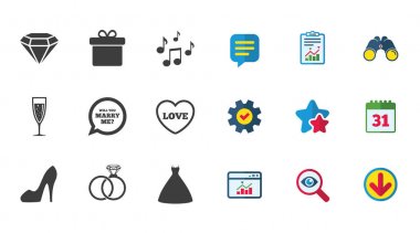 Düğün ve nişan simgeler