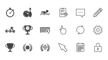 düz Icon set 
