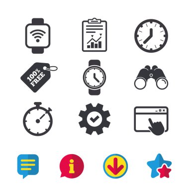 düz Icon set 
