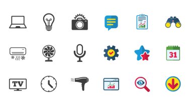 düz Icon set 