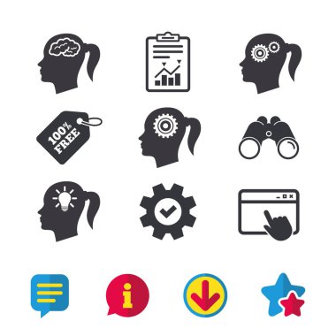 düz Icon set 