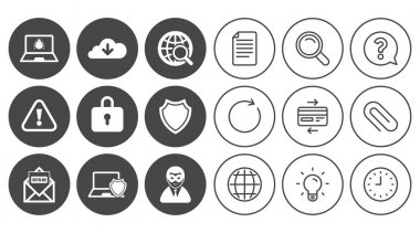 düz Icon set 