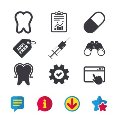 düz Icon set 