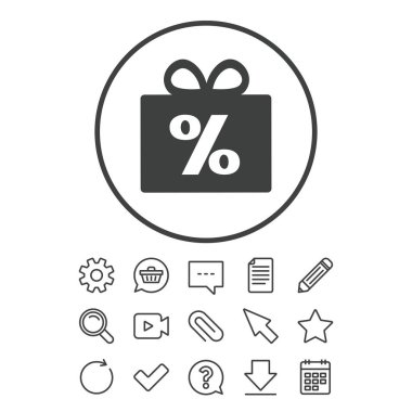 düz Icon set 