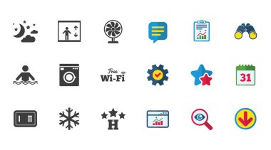 düz Icon set 