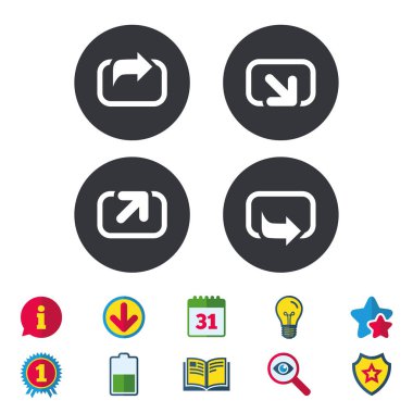 düz Icon set 