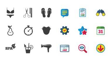 düz Icon set 