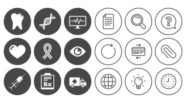 düz Icon set 